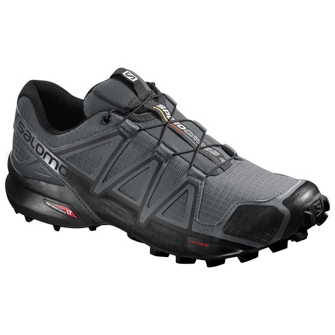 Salomon SPEEDCROSS 4 Zapatillas Trail Running Hombre - Gris / Negras - Colombia (96305-CVEX)